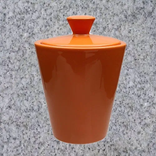 Savinelli: CERAMIC TOBACCO JAR - ORANGE