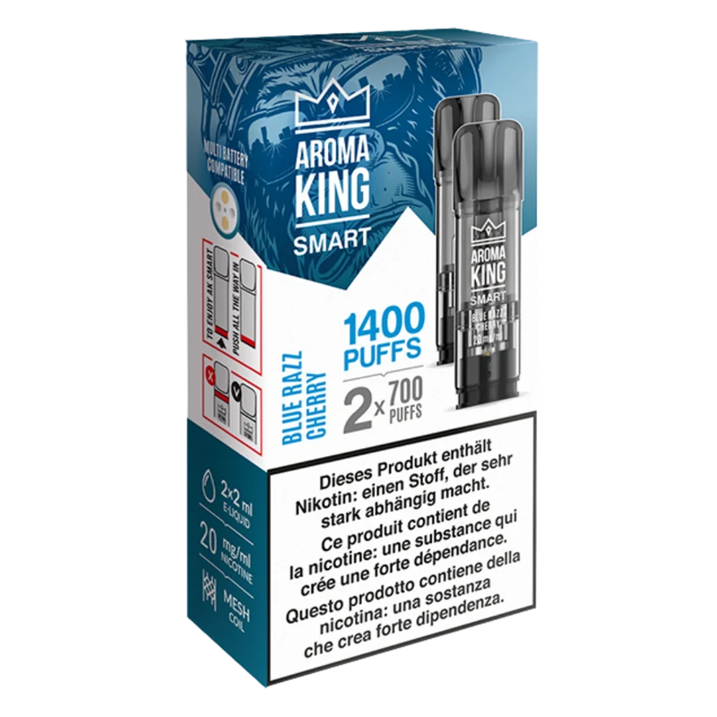 Aroma King - Smart - Blue Razz Cherry - 20mg 2er-Pack
