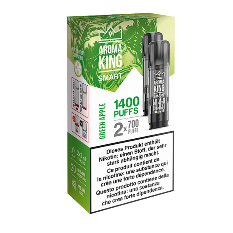 Aroma King - Smart - Green Apple - 20mg 2er-Pack