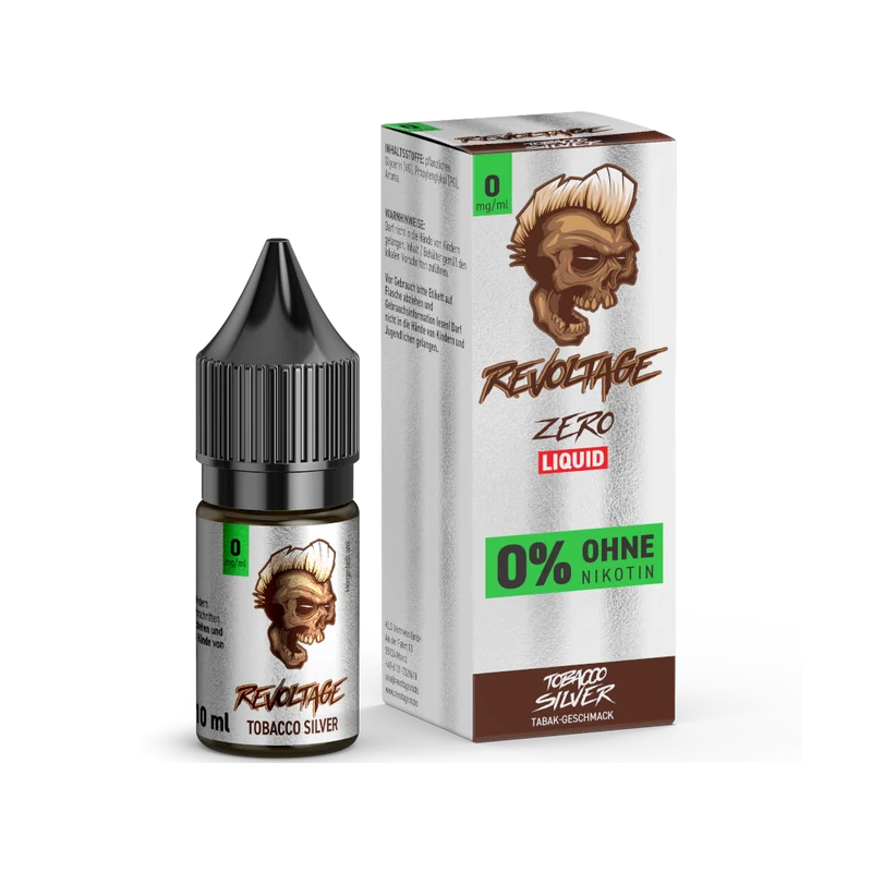 Revoltage - Hybrid Nikotinsalz Liquid - Tobacco Silver