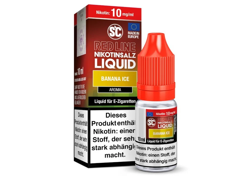 SC Red Line Banana Ice Nikotinsalz Liquid – 10 ml