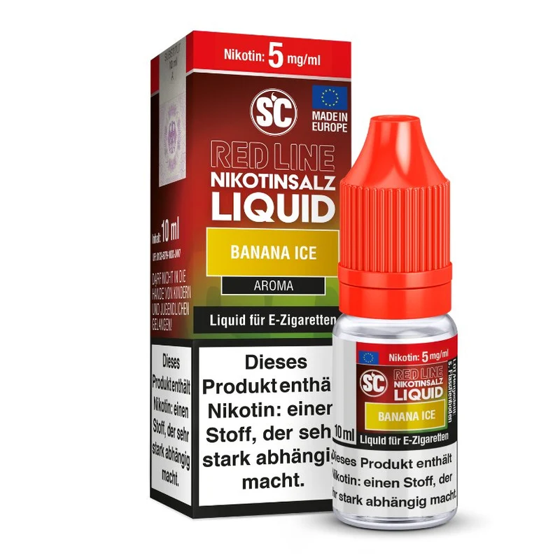 SC Red Line Banana Ice Nikotinsalz Liquid – 10 ml