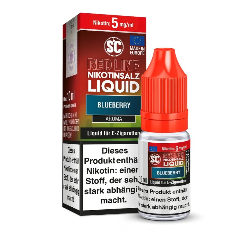 SC Red Line Blueberry Nikotinsalz Liquid – 10ml