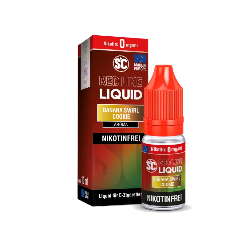 SC Red Line Banana Swirl Cookie Nikotinsalz Liquid - 10 ml