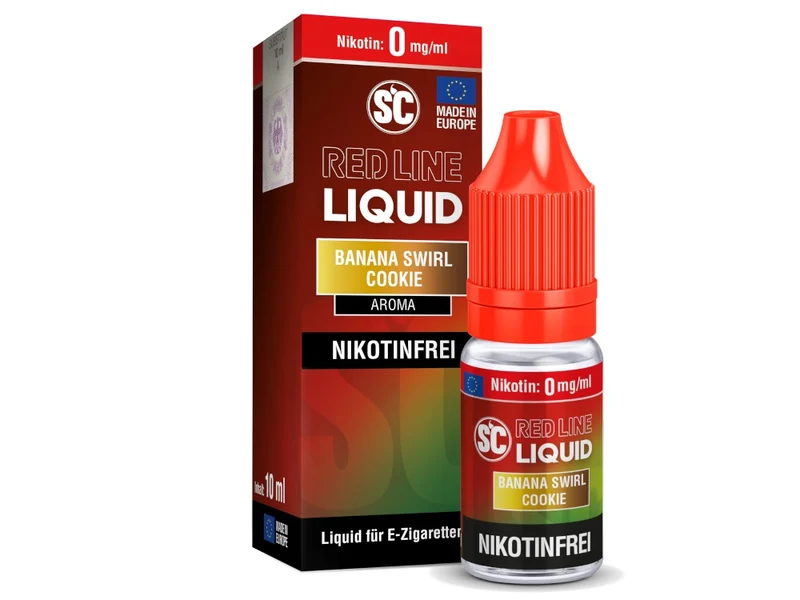 SC Red Line Banana Swirl Cookie Nikotinsalz Liquid - 10 ml