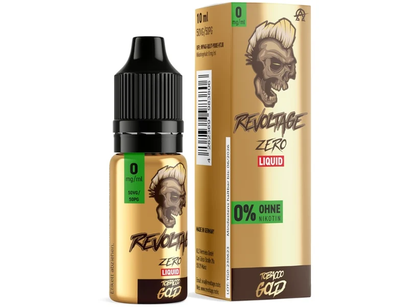 Revoltage - Hybrid Nikotinsalz Liquid - Tobacco Gold