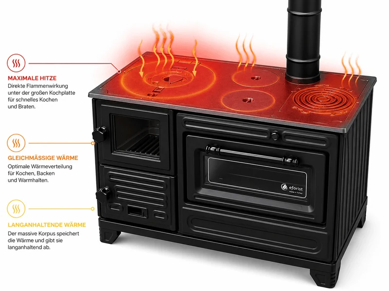 XXL Grillkamin Kuzine Soba Ofen Küchenofen Terrassenofen Holzofen Outdoor Ofen
