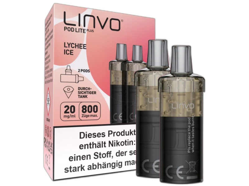Linvo Pod Lite Plus Cartridge 20mg/ml – Apple Peach (2 Stück)