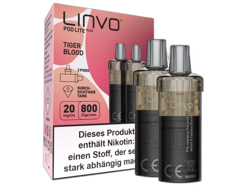 Linvo Pod Lite Plus Cartridge 20mg/ml – Apple Peach (2 Stück)