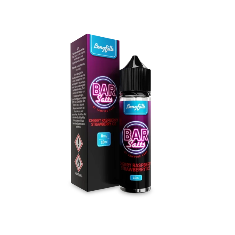 Vampire Vape - Bar Salts - Longfills 10 ml - Cherry Raspberry Strawberry Ice