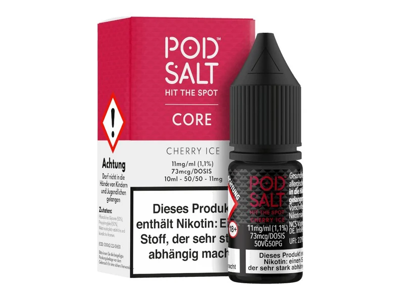 Pod Salt Core - Cherry Ice - 10ml Fertigliquid (Nikotinsalz)
