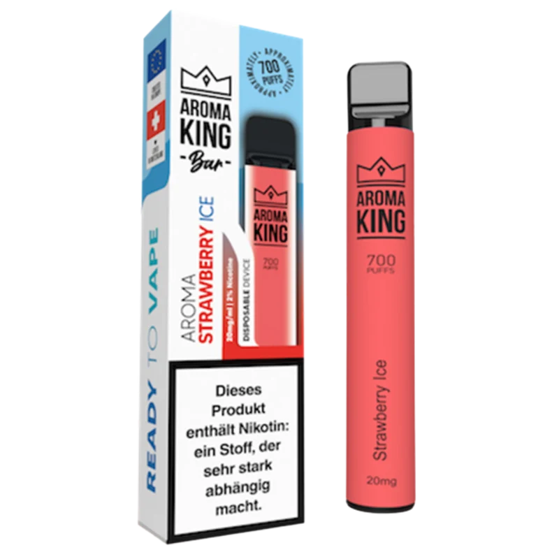 Aroma King - Bar 700 - Strawberry Ice - 20mg