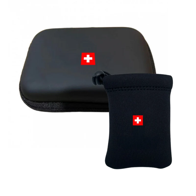 Etui inkl. Beutel zur Aufbewahrung
