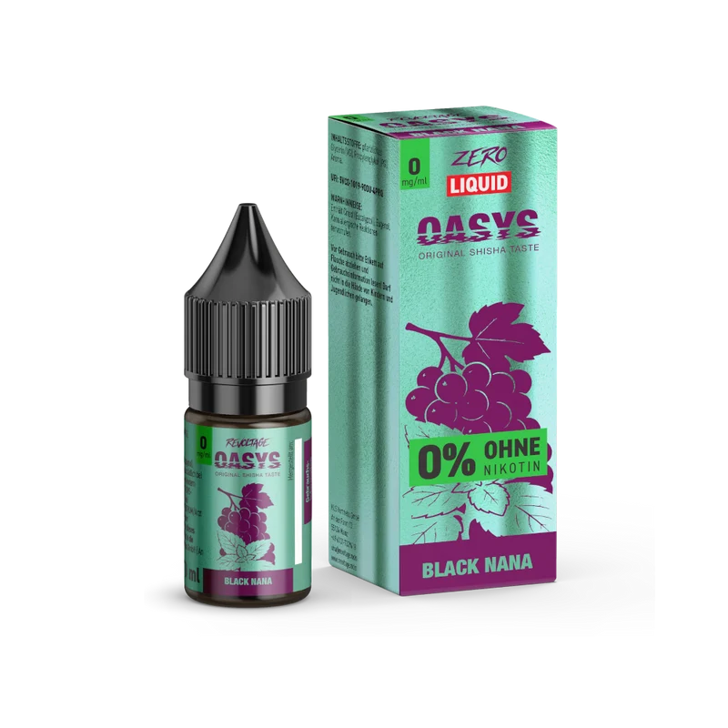 Revoltage - OASYS - Hybrid Nikotinsalz Liquid - Black Nana