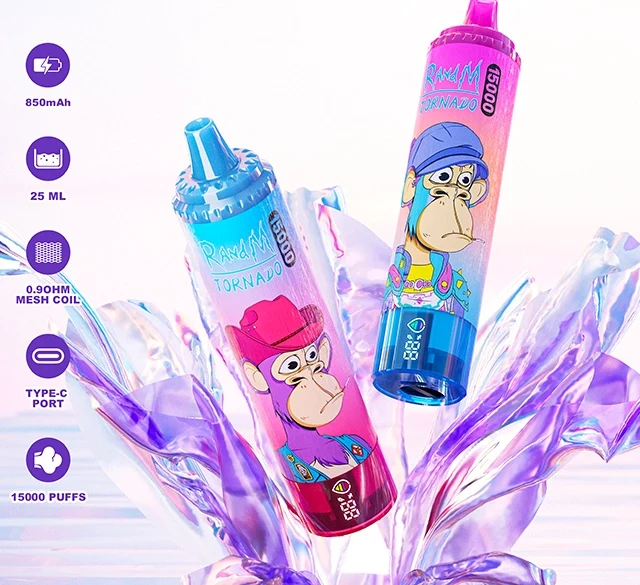 [Clearance Sale] Fumot Randm Tornado 15000 Puffs Wiederaufladbares Einweg Kit - 💥 Nehme 4 Zahle NUR 3! + Ab einem Einkauf von 100€ 2 Mystery Gratis💥