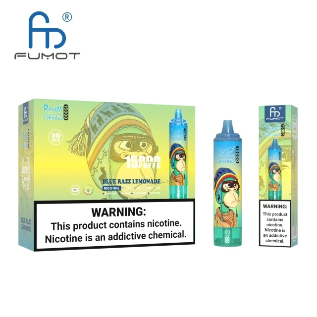 [Clearance Sale] Fumot Randm Tornado 15000 Puffs Wiederaufladbares Einweg Kit - 💥 Nehme 4 Zahle NUR 3! + Ab einem Einkauf von 100€ 2 Mystery Gratis💥
