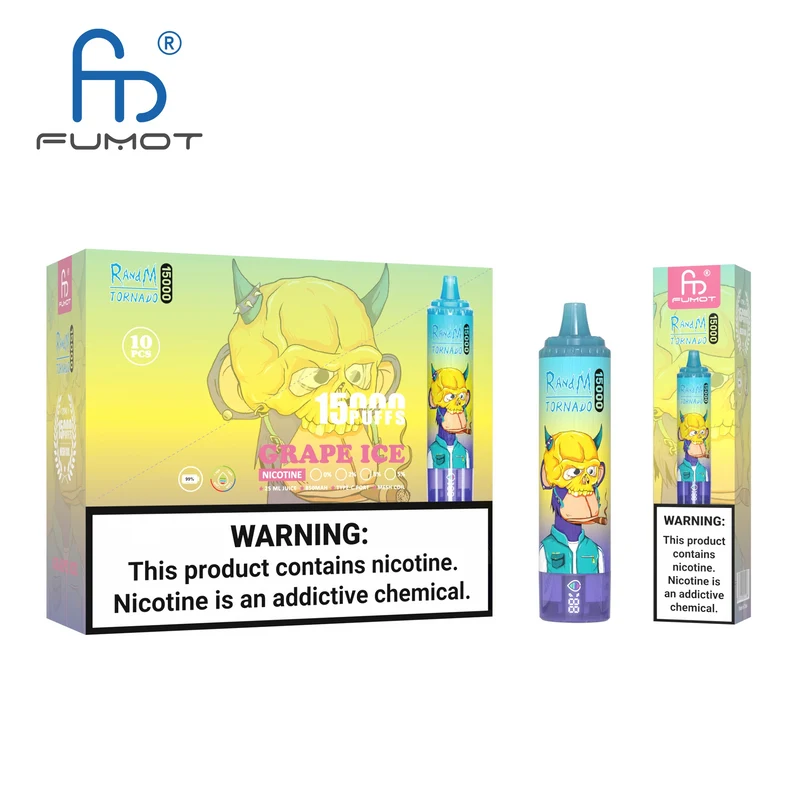 [Clearance Sale] Fumot Randm Tornado 15000 Puffs Wiederaufladbares Einweg Kit - 💥 Nehme 4 Zahle NUR 3! + Ab einem Einkauf von 100€ 2 Mystery Gratis💥