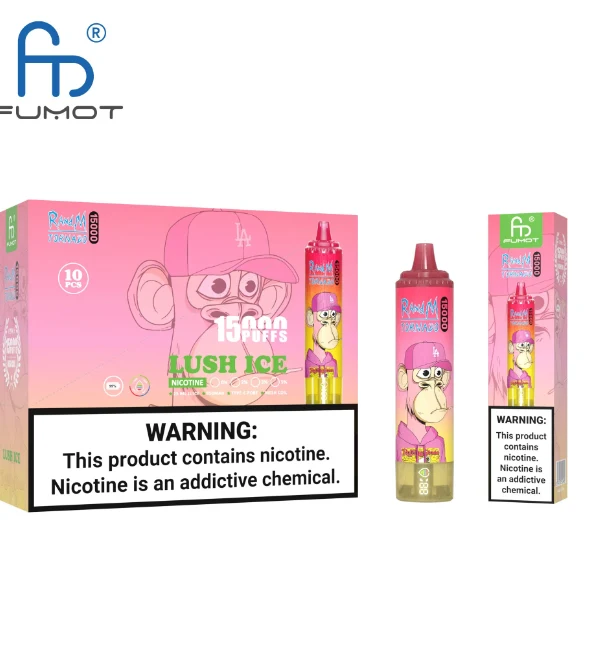[Clearance Sale] Fumot Randm Tornado 15000 Puffs Wiederaufladbares Einweg Kit - 💥 Nehme 4 Zahle NUR 3! + Ab einem Einkauf von 100€ 2 Mystery Gratis💥