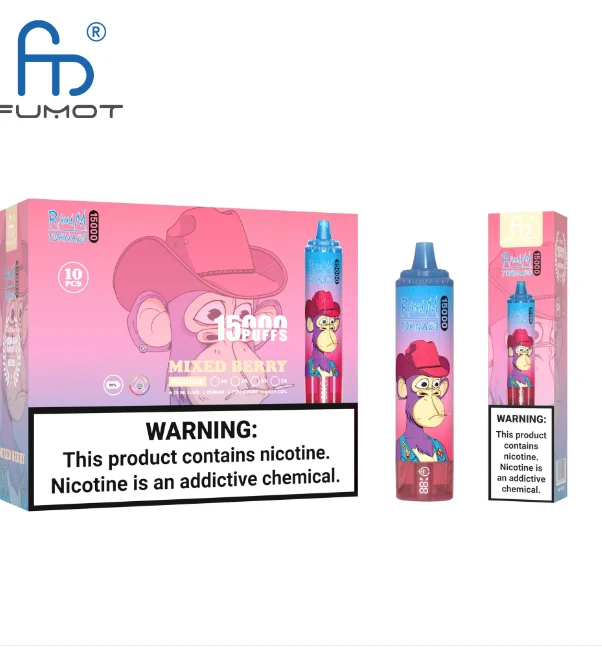 [Clearance Sale] Fumot Randm Tornado 15000 Puffs Wiederaufladbares Einweg Kit - 💥 Nehme 4 Zahle NUR 3! + Ab einem Einkauf von 100€ 2 Mystery Gratis💥