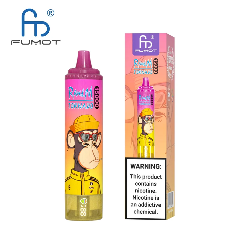 [Clearance Sale] Fumot Randm Tornado 15000 Puffs Wiederaufladbares Einweg Kit - 💥 Nehme 4 Zahle NUR 3! + Ab einem Einkauf von 100€ 2 Mystery Gratis💥