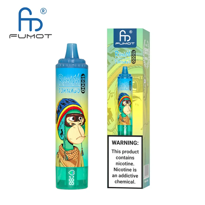 [Clearance Sale] Fumot Randm Tornado 15000 Puffs Wiederaufladbares Einweg Kit - 💥 Nehme 4 Zahle NUR 3! + Ab einem Einkauf von 100€ 2 Mystery Gratis💥