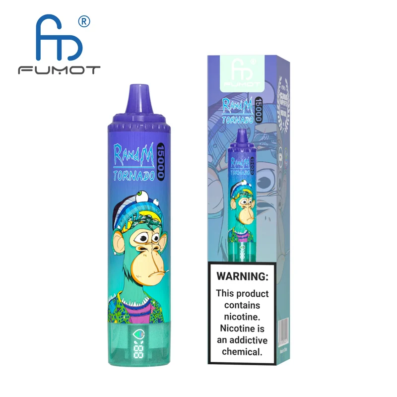 [Clearance Sale] Fumot Randm Tornado 15000 Puffs Wiederaufladbares Einweg Kit - 💥 Nehme 4 Zahle NUR 3! + Ab einem Einkauf von 100€ 2 Mystery Gratis💥