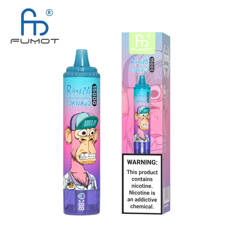 [Clearance Sale] Fumot Randm Tornado 15000 Puffs Wiederaufladbares Einweg Kit - 💥 Nehme 4 Zahle NUR 3! + Ab einem Einkauf von 100€ 2 Mystery Gratis💥