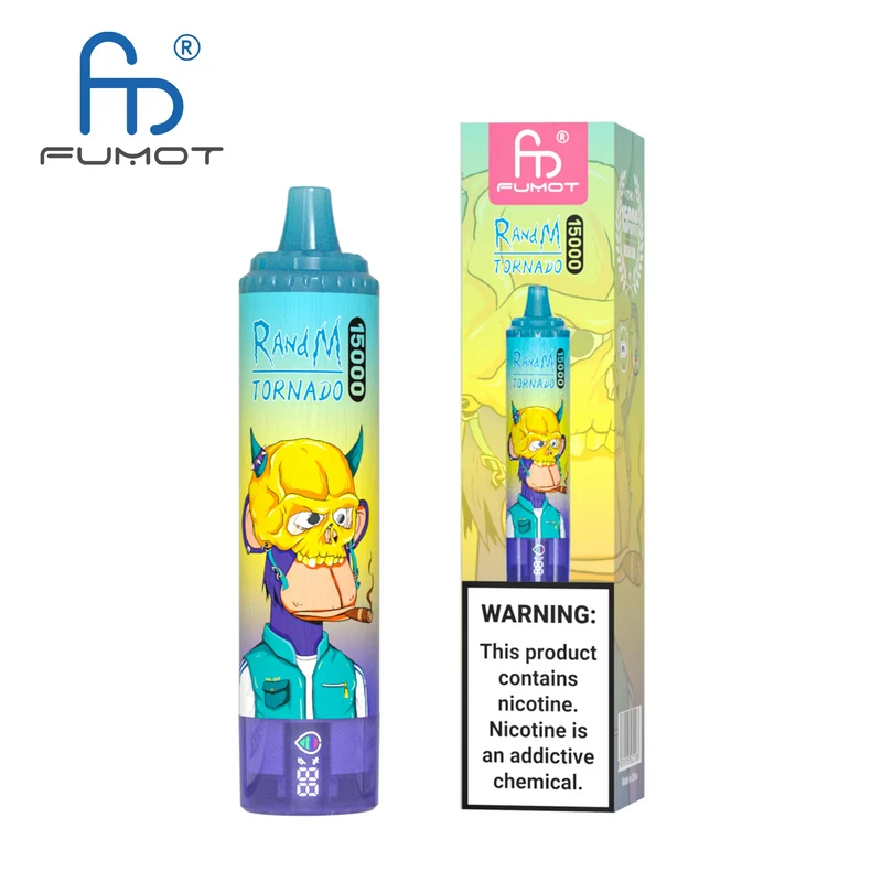 [Clearance Sale] Fumot Randm Tornado 15000 Puffs Wiederaufladbares Einweg Kit - 💥 Nehme 4 Zahle NUR 3! + Ab einem Einkauf von 100€ 2 Mystery Gratis💥