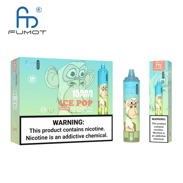 [Clearance Sale] Fumot Randm Tornado 15000 Puffs Wiederaufladbares Einweg Kit - 💥 Nehme 4 Zahle NUR 3! + Ab einem Einkauf von 100€ 2 Mystery Gratis💥
