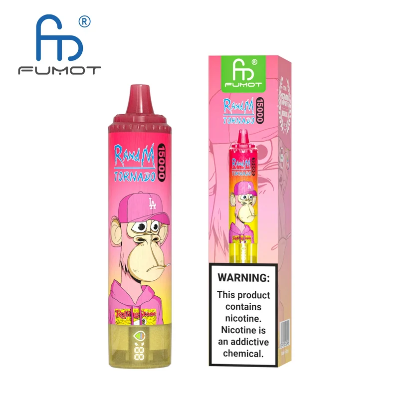 [Clearance Sale] Fumot Randm Tornado 15000 Puffs Wiederaufladbares Einweg Kit - 💥 Nehme 4 Zahle NUR 3! + Ab einem Einkauf von 100€ 2 Mystery Gratis💥