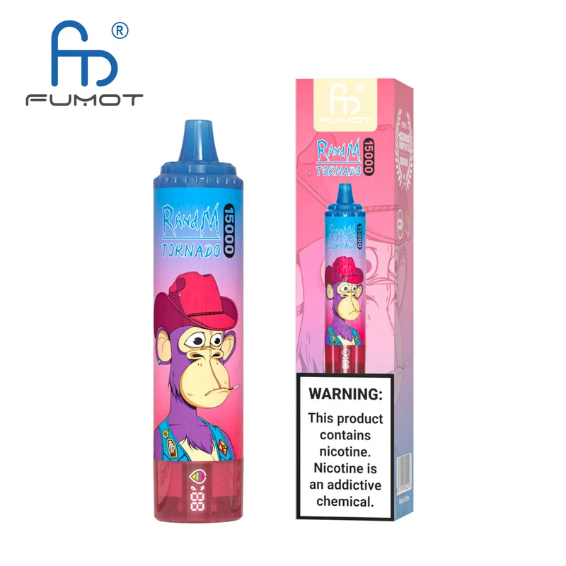 [Clearance Sale] Fumot Randm Tornado 15000 Puffs Wiederaufladbares Einweg Kit - 💥 Nehme 4 Zahle NUR 3! + Ab einem Einkauf von 100€ 2 Mystery Gratis💥