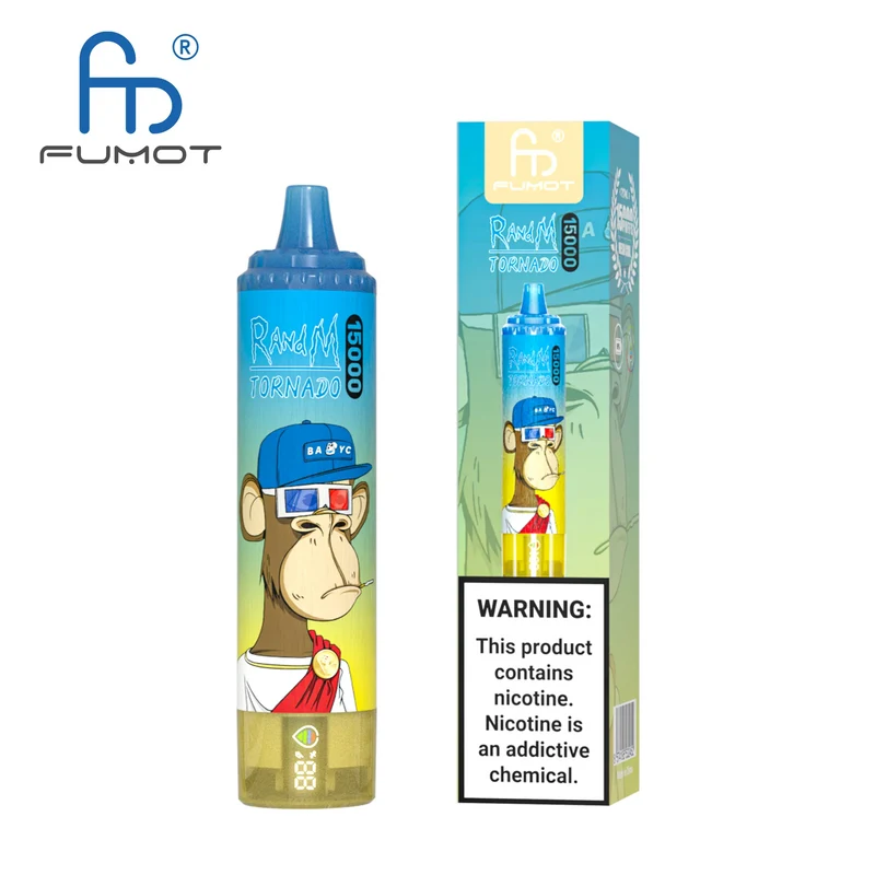 [Clearance Sale] Fumot Randm Tornado 15000 Puffs Wiederaufladbares Einweg Kit - 💥 Nehme 4 Zahle NUR 3! + Ab einem Einkauf von 100€ 2 Mystery Gratis💥