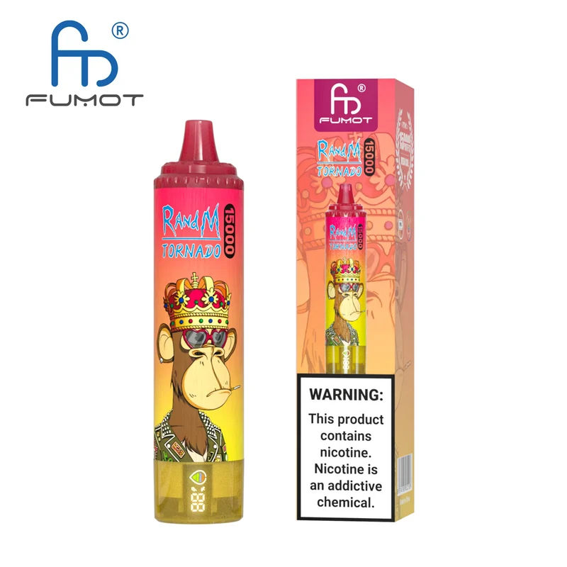 [Clearance Sale] Fumot Randm Tornado 15000 Puffs Wiederaufladbares Einweg Kit - 💥 Nehme 4 Zahle NUR 3! + Ab einem Einkauf von 100€ 2 Mystery Gratis💥