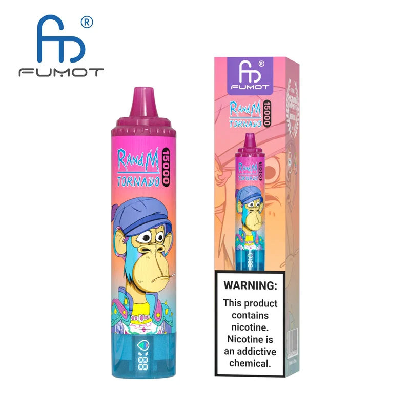 [Clearance Sale] Fumot Randm Tornado 15000 Puffs Wiederaufladbares Einweg Kit - 💥 Nehme 4 Zahle NUR 3! + Ab einem Einkauf von 100€ 2 Mystery Gratis💥