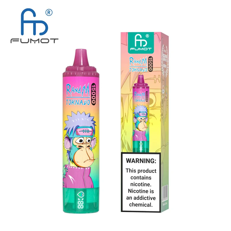 [Clearance Sale] Fumot Randm Tornado 15000 Puffs Wiederaufladbares Einweg Kit - 💥 Nehme 4 Zahle NUR 3! + Ab einem Einkauf von 100€ 2 Mystery Gratis💥