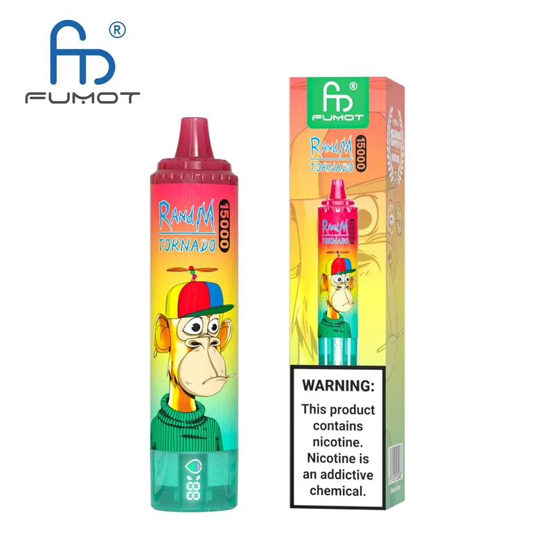[Clearance Sale] Fumot Randm Tornado 15000 Puffs Wiederaufladbares Einweg Kit - 💥 Nehme 4 Zahle NUR 3! + Ab einem Einkauf von 100€ 2 Mystery Gratis💥