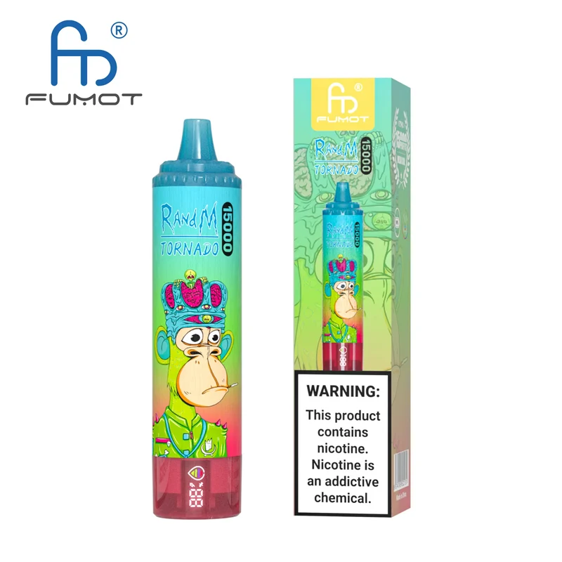 [Clearance Sale] Fumot Randm Tornado 15000 Puffs Wiederaufladbares Einweg Kit - 💥 Nehme 4 Zahle NUR 3! + Ab einem Einkauf von 100€ 2 Mystery Gratis💥