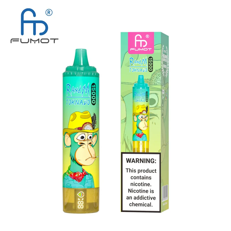 [Clearance Sale] Fumot Randm Tornado 15000 Puffs Wiederaufladbares Einweg Kit - 💥 Nehme 4 Zahle NUR 3! + Ab einem Einkauf von 100€ 2 Mystery Gratis💥