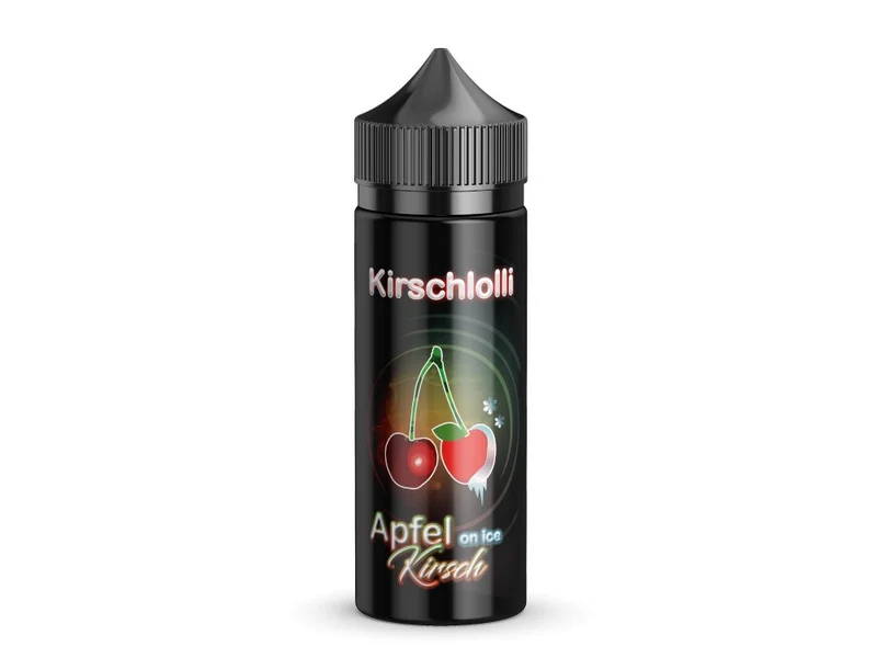 Kirschlolli - Apfel Kirsch on Ice - Longfill Aroma 10ml (120ml Flasche)