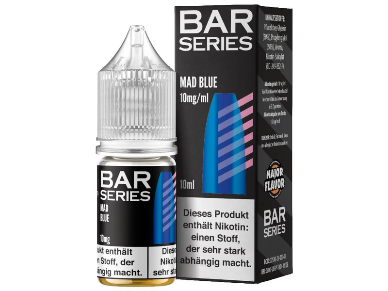 Vampire Vape - Bar Series - Mad Blue - 10ml Fertigliquid (Nikotinsalz)