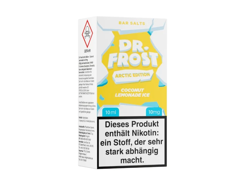 Dr. Frost - Arctic Edition - Coconut Lemonade Ice - 10ml Fertigliquid (Nikotinsalz)