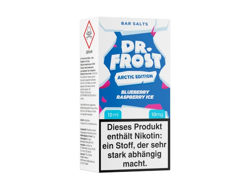 Dr. Frost - Arctic Edition - Blueberry Raspberry Ice - 10ml Fertigliquid (Nikotinsalz)