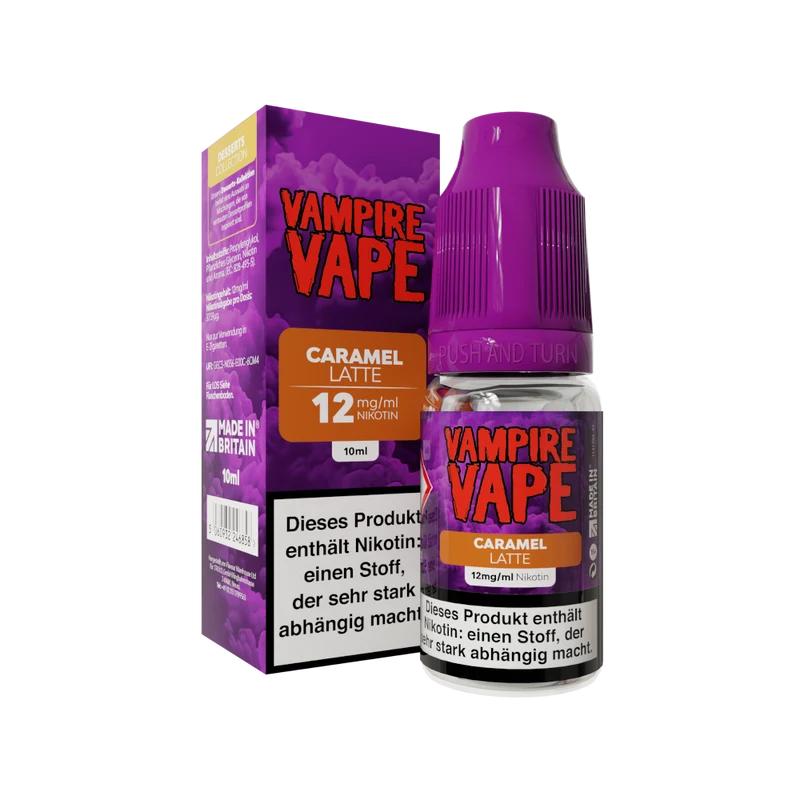 Vampire Vape - Dessert Collection - E-Zigaretten Liquid - Caramel Latte