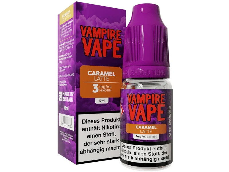 Vampire Vape - Dessert Collection - E-Zigaretten Liquid - Caramel Latte