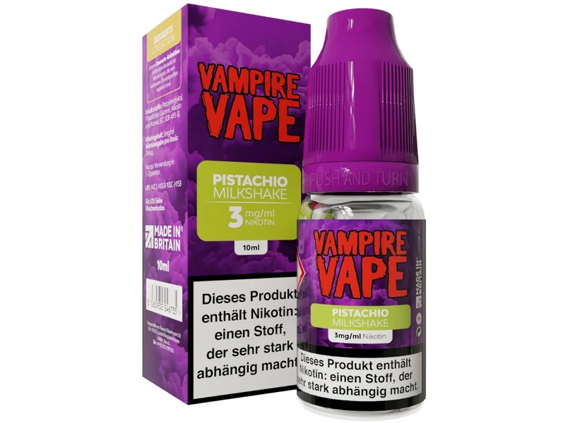 Vampire Vape - Dessert Collection - E-Zigaretten Liquid - Pistachio Milkshake