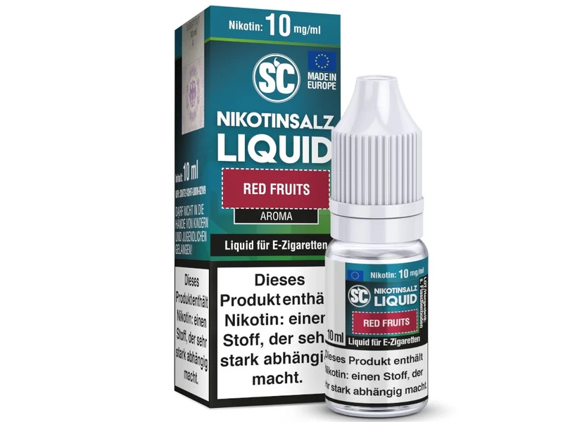 SC Red Fruits Nikotinsalz Liquid – Rote Früchte & Menthol – 10ml