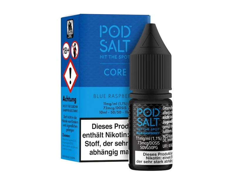 Pod Salt Core Blue Raspberry Nikotinsalz Liquid – Himbeere 10ml