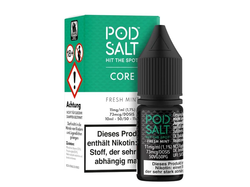 Pod Salt Core - Fresh Mint - 10ml Fertigliquid (Nikotinsalz)