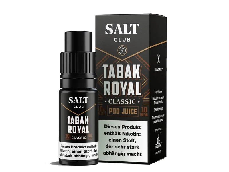 Salt Club - Flavorist Tabak Royal - Classic - 10ml Fertigliquid (Nikotinsalz)