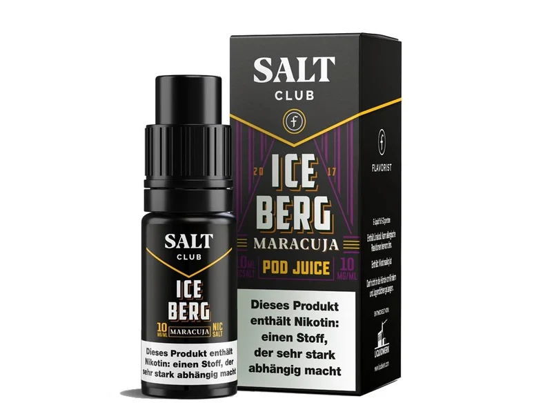 Salt Club - Flavorist Iceberg - Maracuja - 10ml Fertigliquid (Nikotinsalz)